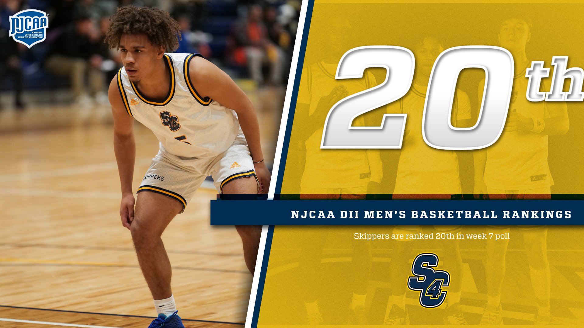 Men's Basketball: SC4 Jumps Into Top 20 In Most Recent Rankings