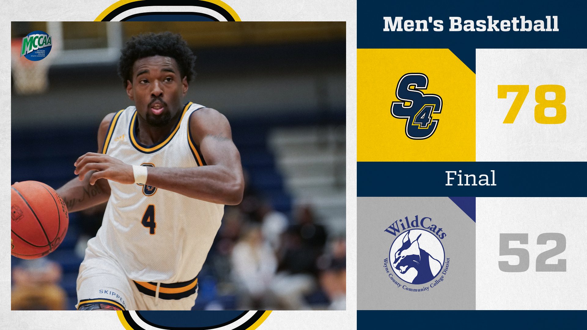 Men's Basketball: SC4 Takes Care of Business Against Wayne County