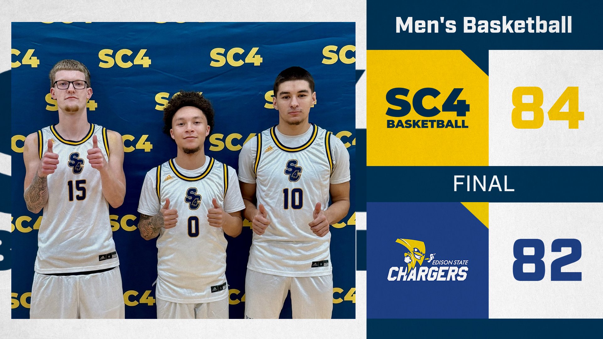 Skippers Rally to Defeat Edison State 84-82 in Thrilling Comeback