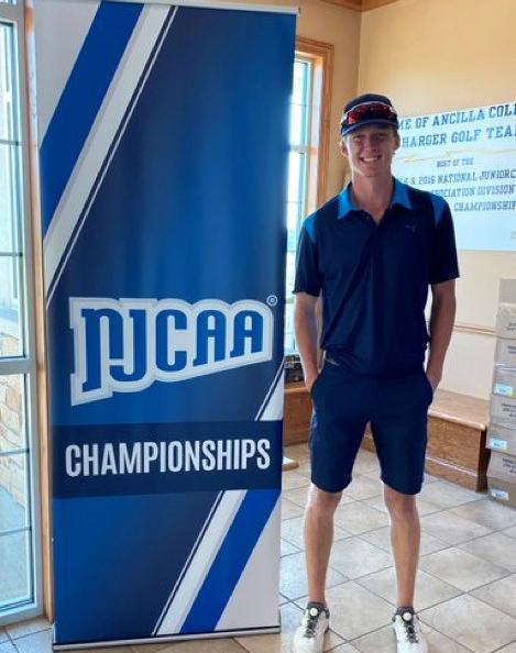 Logan Palmateer at the NJCAA Golf National Championship