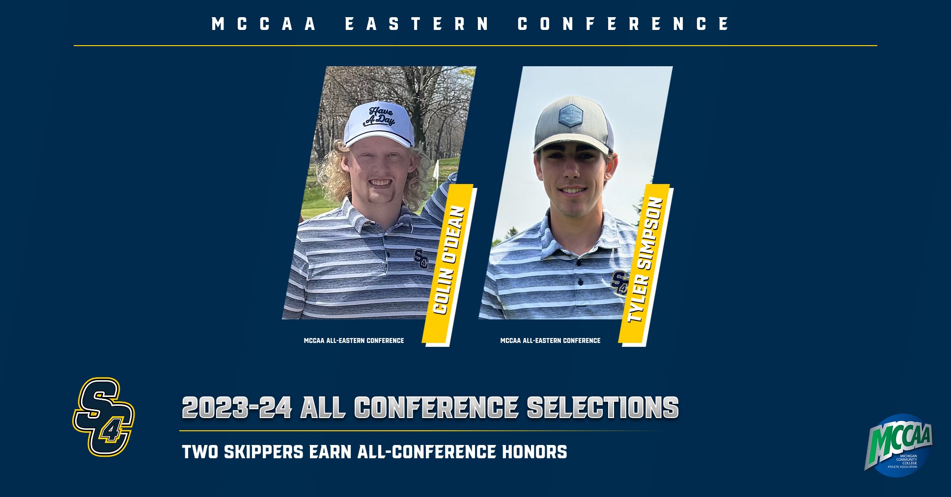 Golf: O'Dean and Simpson named to the All-MCCAA Eastern Conference Team