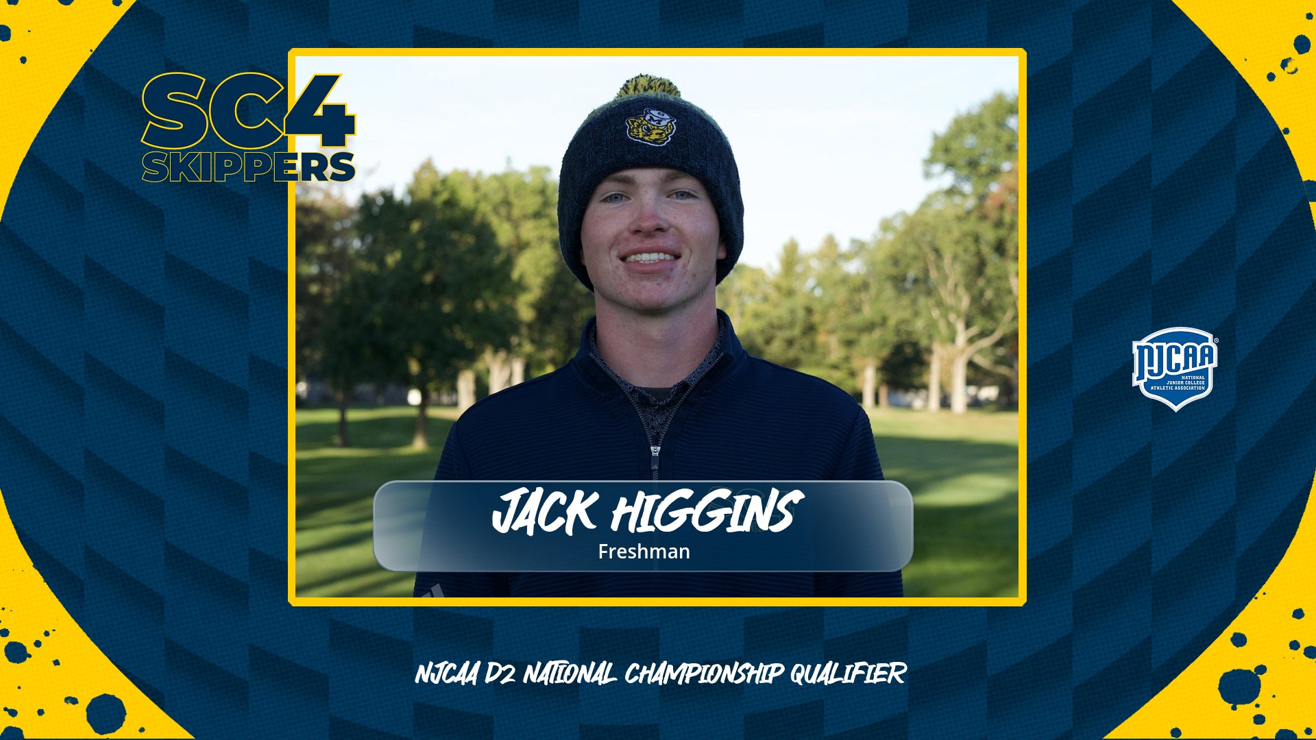Freshman Golfer Jack Higgins Qualifies for NJCAA Division II National Championship