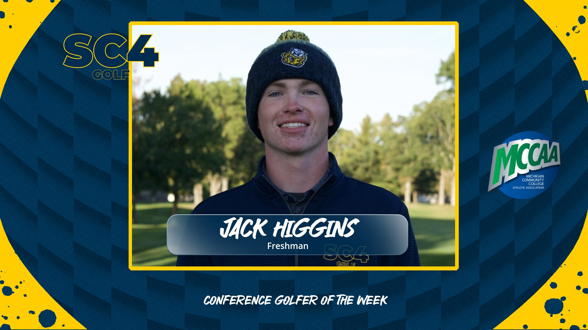 Jack Higgins Named MCCAA Eastern Conference Golfer of the Week