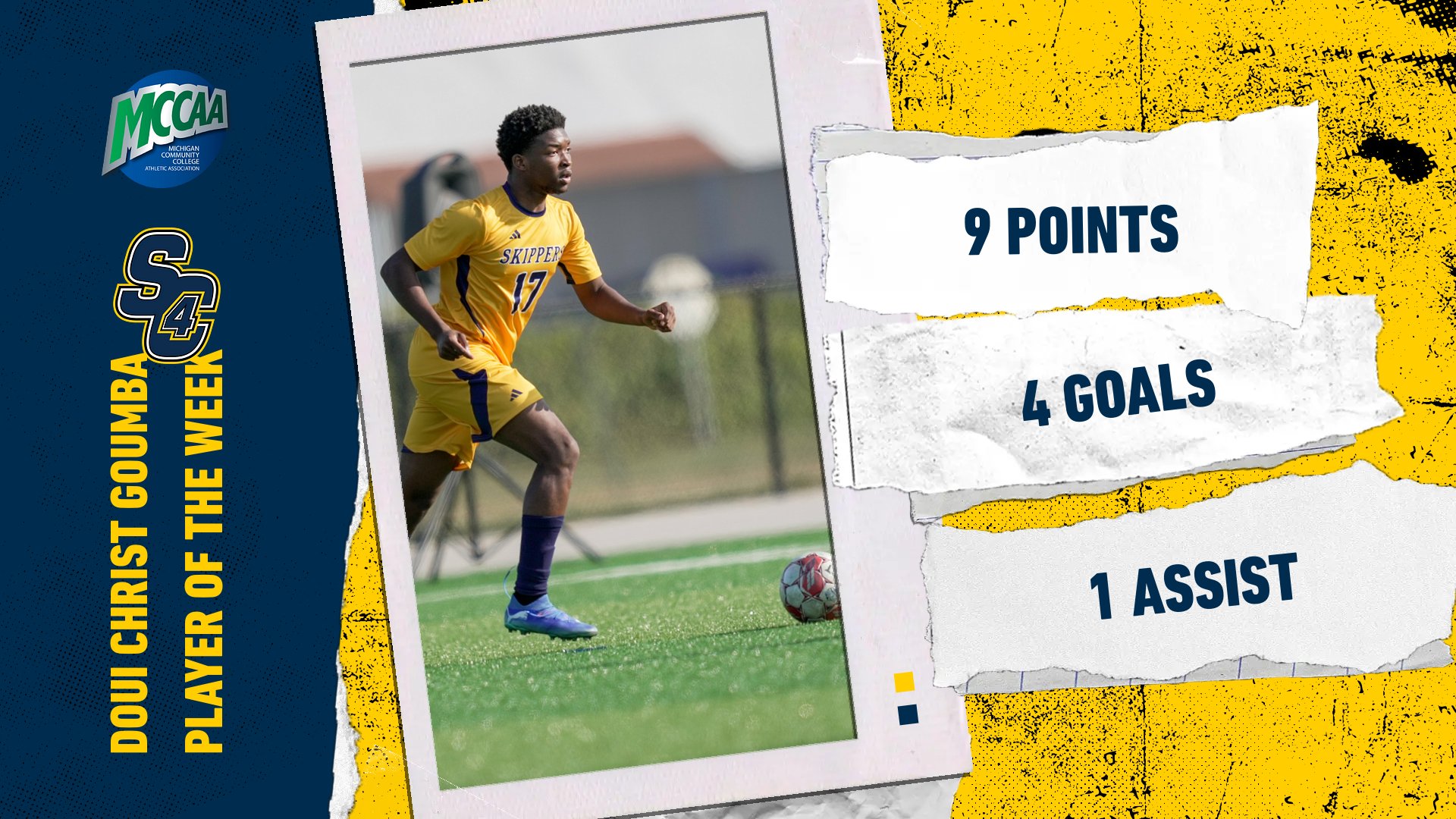 Doui Christ Goumba turns 9 point week into MCCAA POTW honors