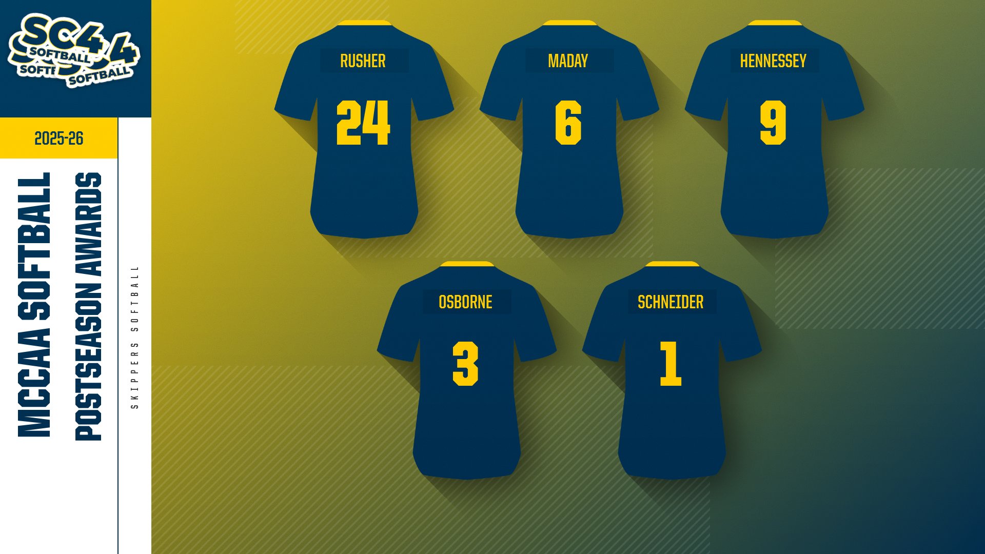 SC4 Softball Celebrates Multiple Postseason Honorees