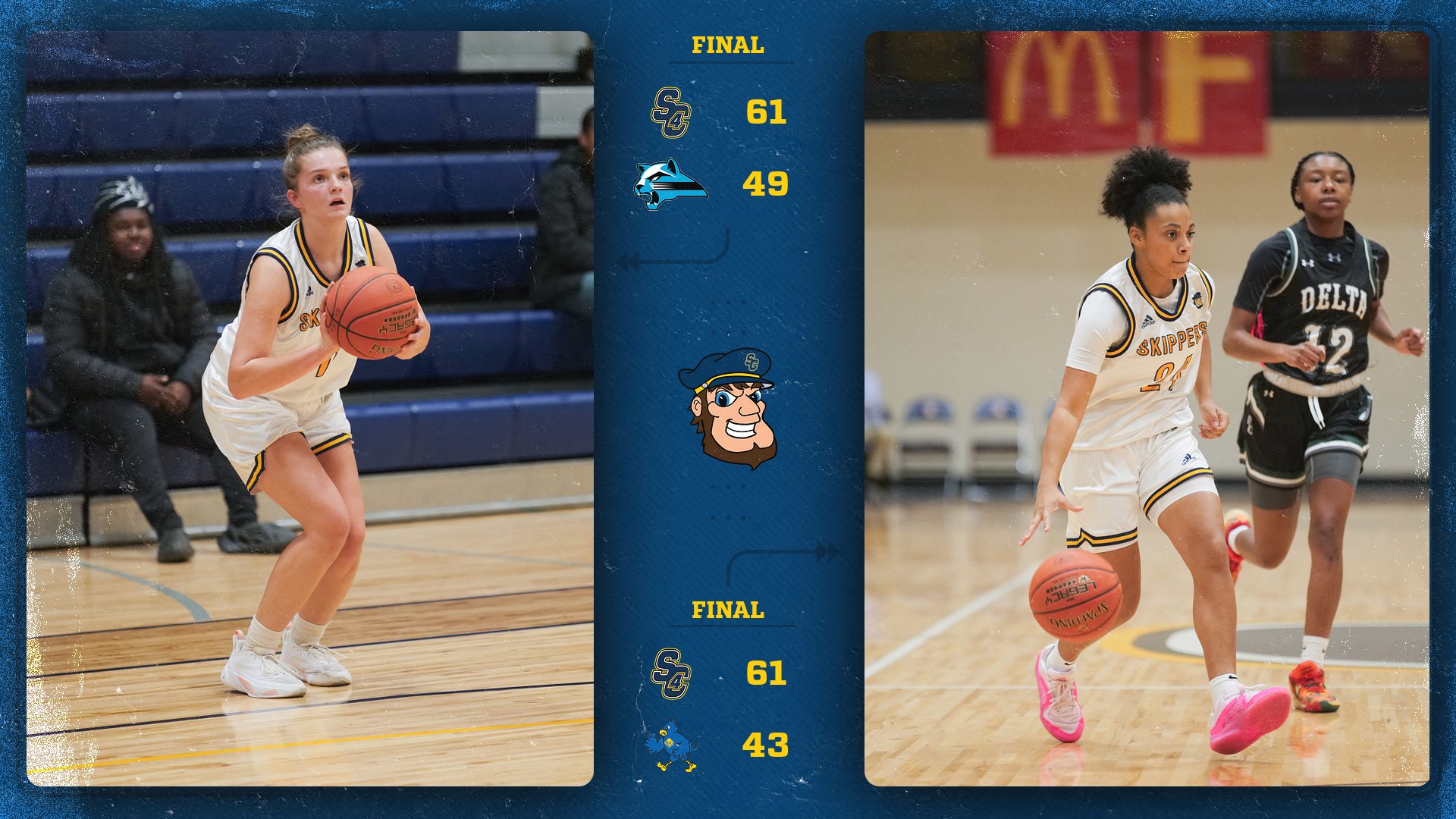 Women's Basketball: Skippers Keep Rolling With A Sweep in the Skippers New Years Classic