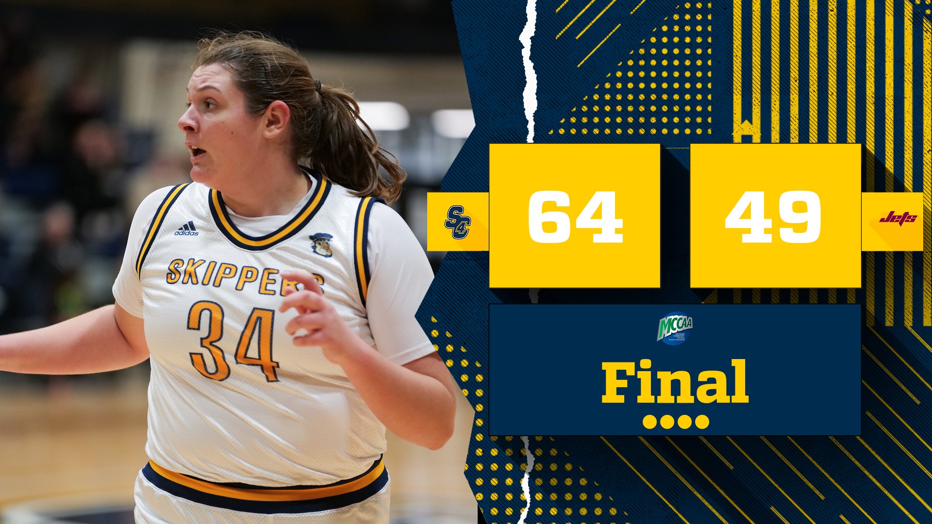 Women's Basketball: Skippers Ground the Jets and Take Top Spot in the Conference
