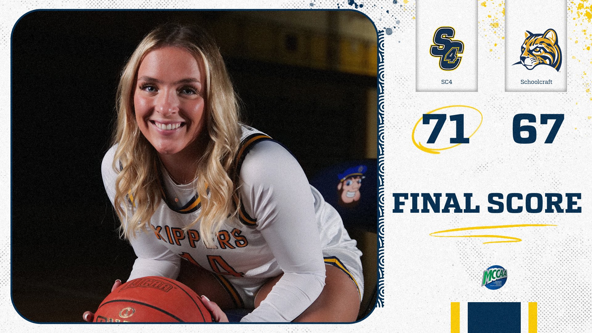 Women's Basketball: Skippers Down Conference Leading Schoolcraft College