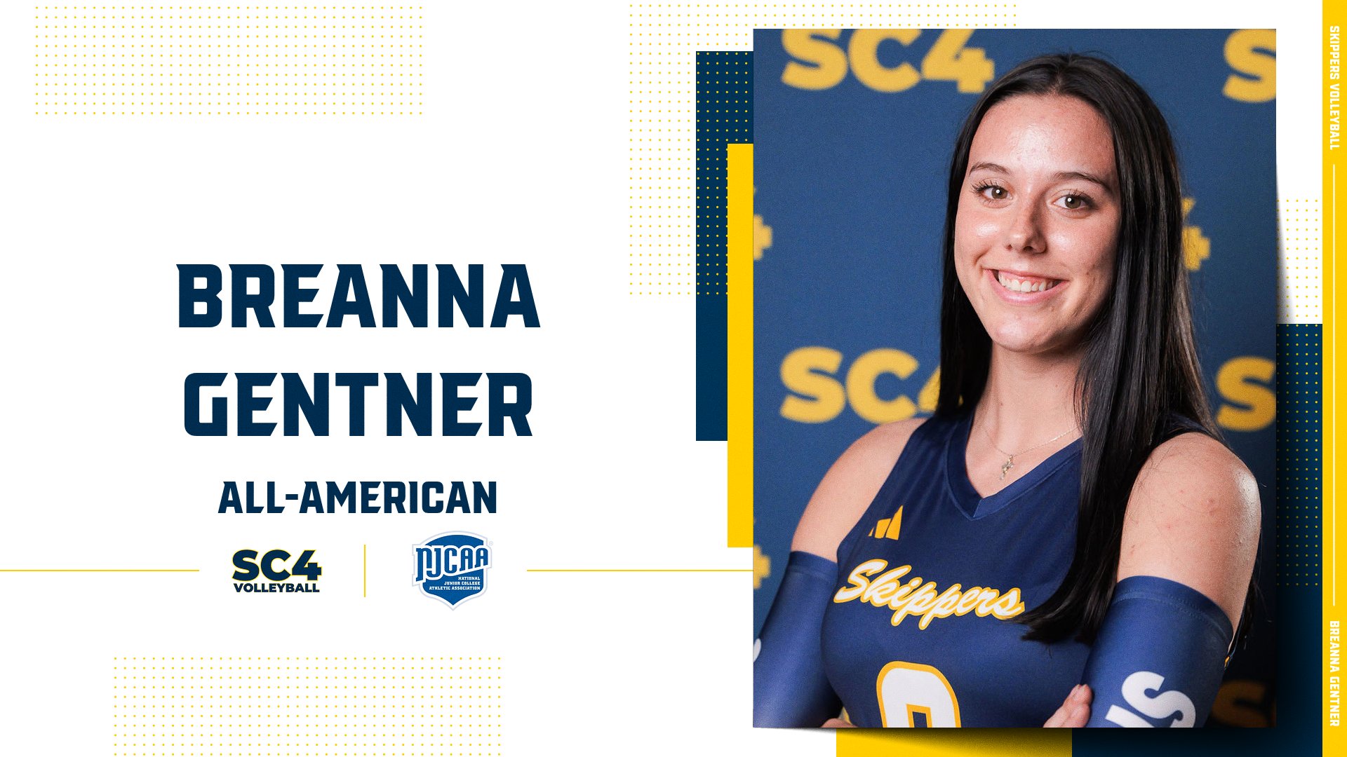 Breanna Gentner Named NJCAA Second Team All-American