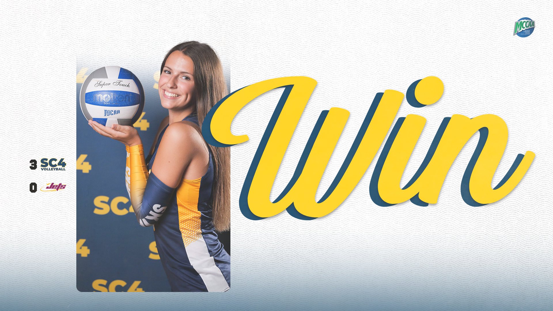SC4 Volleyball Clinches Outright Conference Championship with Sweep Over Jackson College